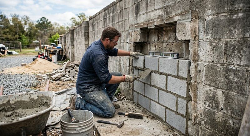 Block Masonry Repair in Napa, CA