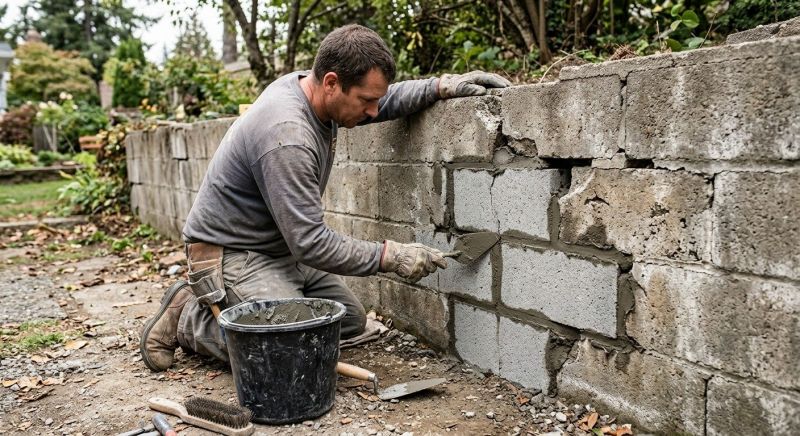 Block Wall Repair in Petaluma, CA