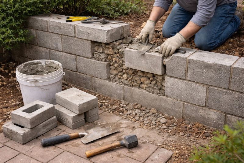 Block Wall Repair in Sonoma, CA