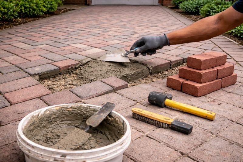 Brick Driveway Repair in Napa, CA