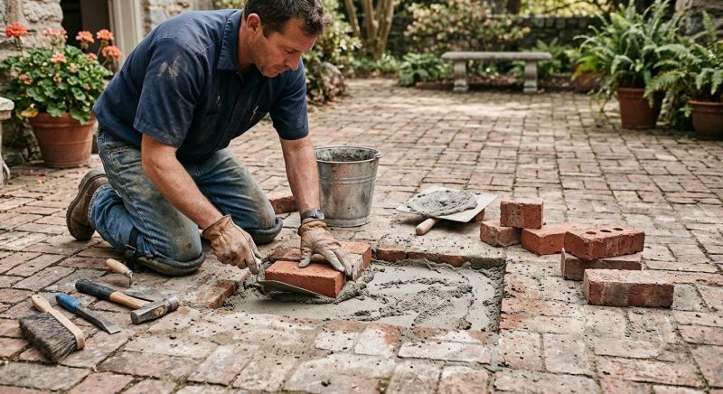 Brick Flatwork Repair in Angwin, CA