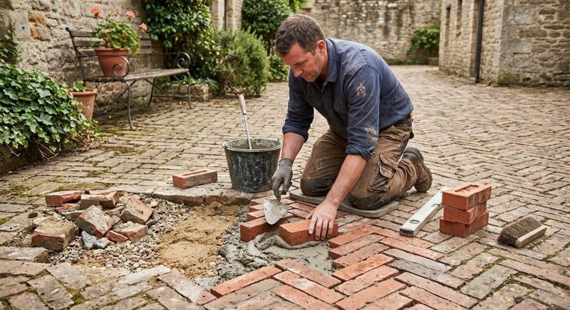 Brick Flatwork Repair in Napa, CA