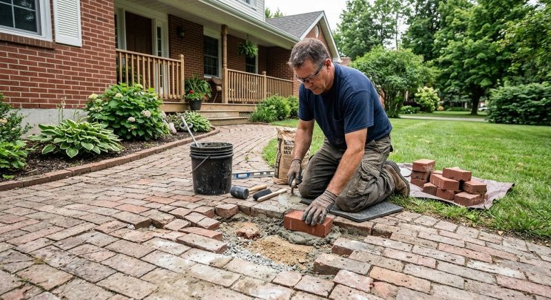 Brick Flatwork Repair in Suisun City, CA