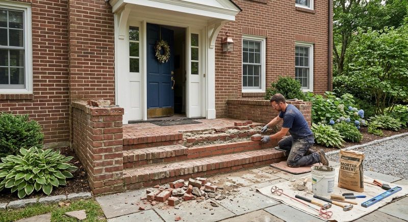 Brick Flatwork Repair in Vacaville, CA