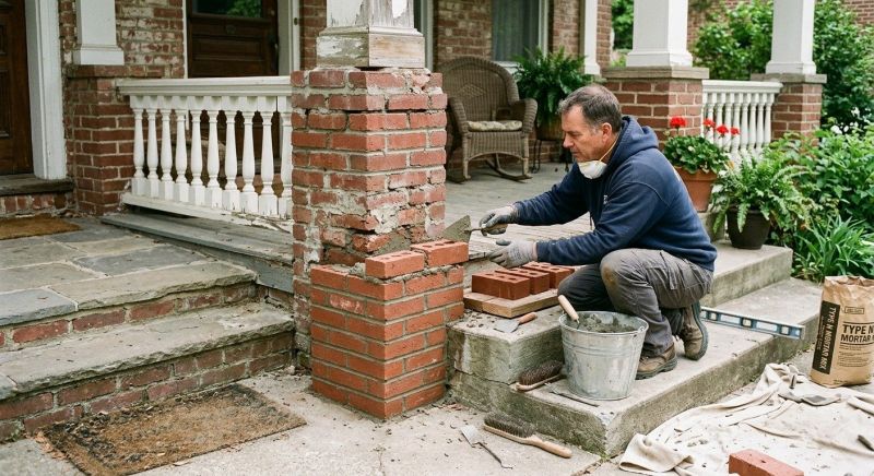 Brick Stairs Repair in Napa, CA