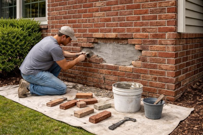 Brick Veneer Installation in Solano County, CA