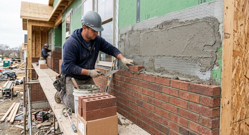 Brick Veneer Installation in Sonoma County, CA