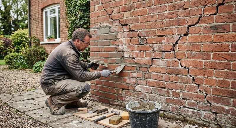 Brick Wall Repair in Novato, CA