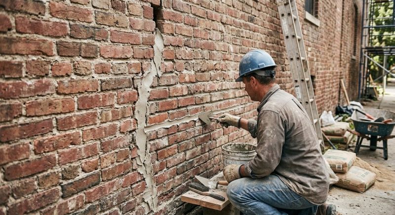 Brick Wall Repair in Suisun City, CA