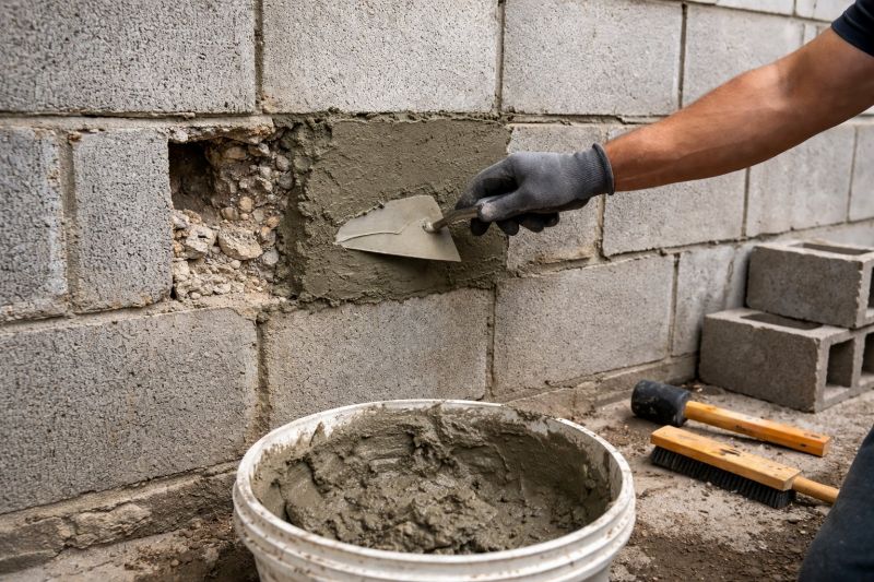 Concrete Block Repair in Napa County, CA