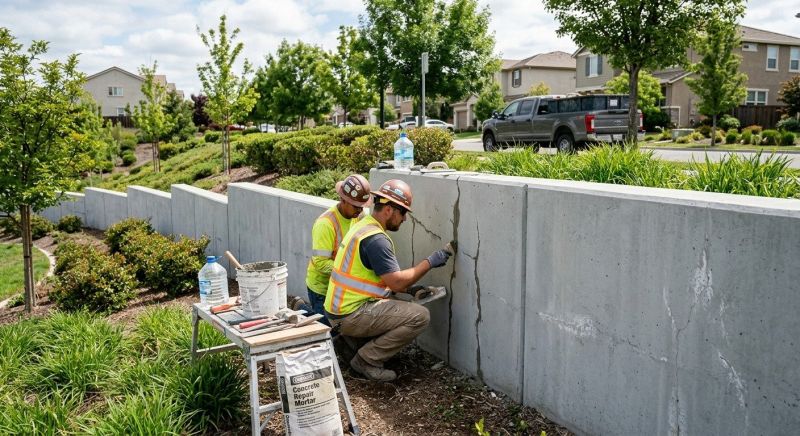Retaining Wall Repair in Benicia, CA