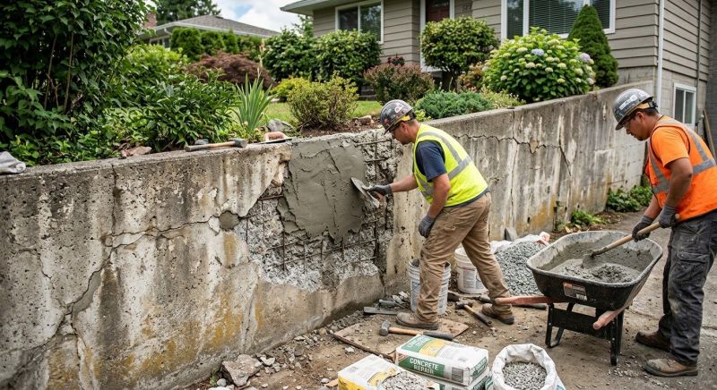 Retaining Wall Repair in Cotati, CA