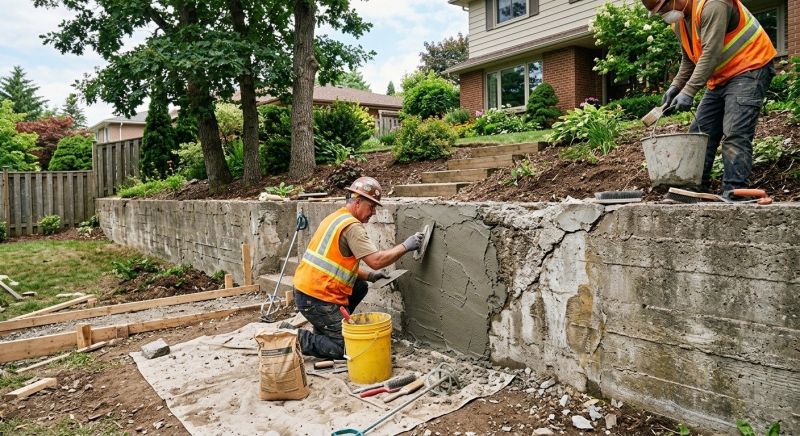 Retaining Wall Repair in Petaluma, CA