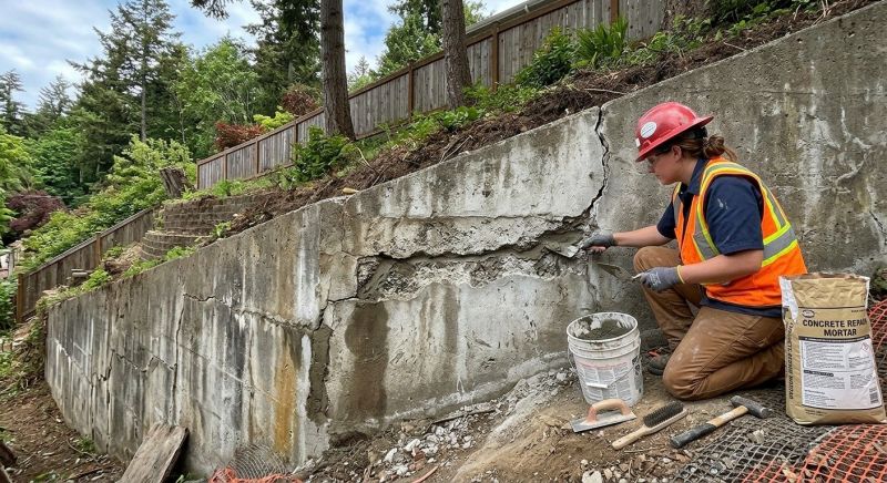 Retaining Wall Repair in Sonoma, CA