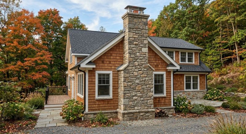 Stone Chimney Installation in Novato, CA