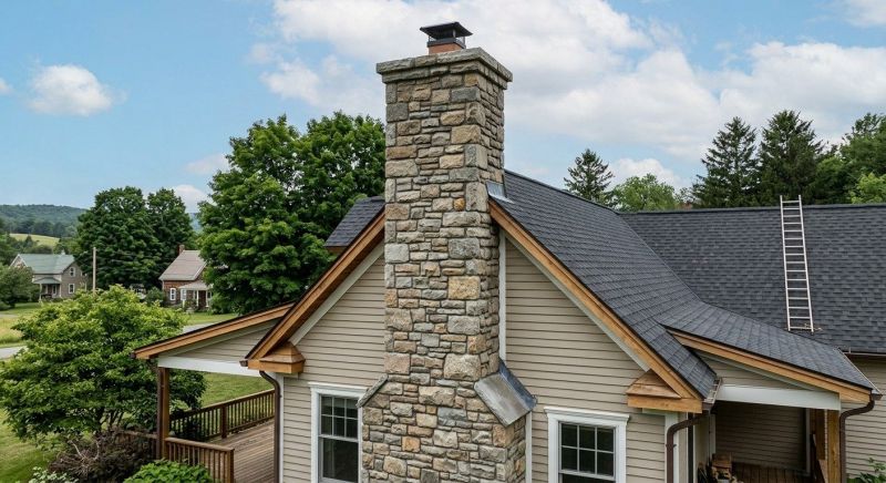 Stone Chimney Installation in Saint Helena, CA