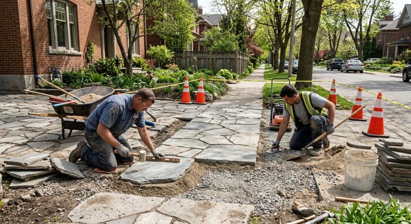 Stone Driveway Repair in Napa, CA