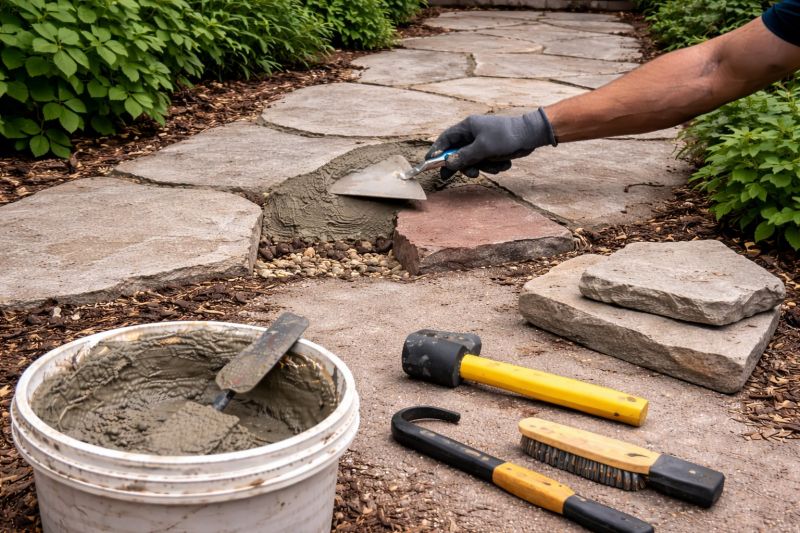 Stone Driveway Repair in Napa, CA