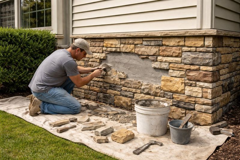 Stone Veneer Repair in Angwin, CA