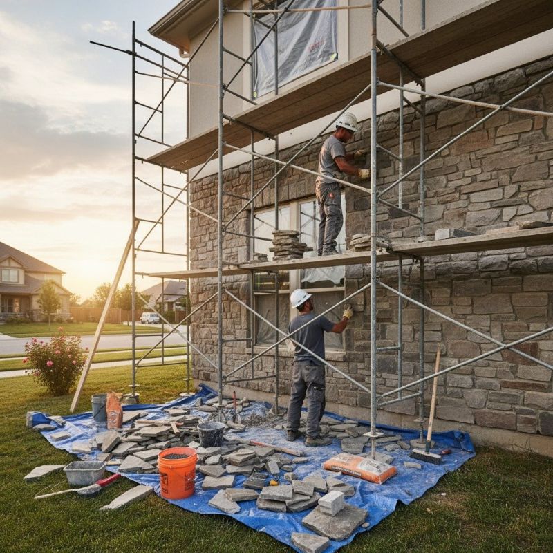 Stone Veneer Repair in Cotati, CA