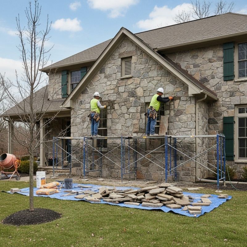 Stone Veneer Repair in Sonoma County, CA