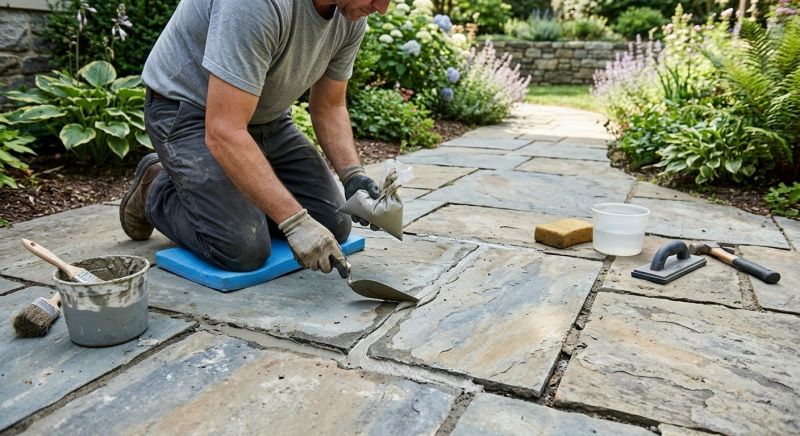 Stone Walkway Repair in Napa, CA