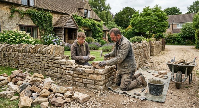 Stone Wall Repair in Benicia, CA